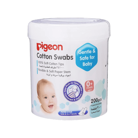 بيجون أعواد قطن آذان 200 حبة-PIGEON COTTON BUDS 200 PCS (BIG)
