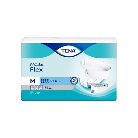 تينا فليكس بلس حفائض لكبار السن مقاس  وسط 30 حبة-TENA FLEX PLUS (M) 30''S