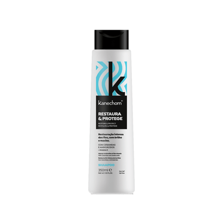 كانيشوم، شامبو، للشعر التالف، ترميم و حماية - 350 مل-KANECHOM SHAMPOO 350 ML (RESTORE&PROTECT)