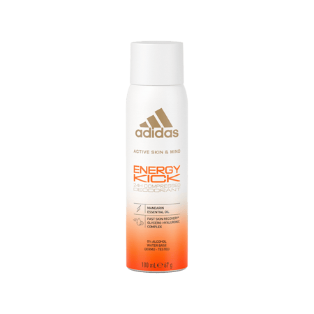 أديداس أكتيف سكين آند ميند إنيرجي كيك بخاخ 100 مل-ADIDAS ENERGY KICK DEODORANT SPRAY 100 ML