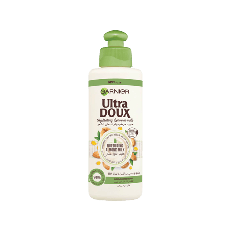 غارنييه الترادوكس كريم للشعر باللوز 200 مللي-GARNIER UD ALMOND LEAVE IN CREAM 200ML