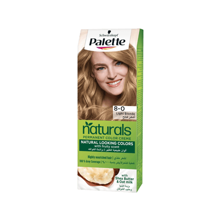 باليت ناتشورال صبغة للشعر 8-0-PALETTE TUBE NATURAL 8-0
