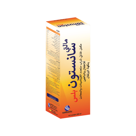 ويل بيوتك  مالتى سانستون بلس شراب 220مل-WELLBIOTIC MULTI SANUSTON PLUS SYRUP 200ML