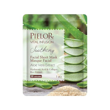 قناع الوجه بيلور فيتال إنفيوجن 25 مل (مستخلص الصبار)-PIELOR VITAL INFUSION FACIAL SHEET MASK 25 ML (ALOE VERA EXTRACT)