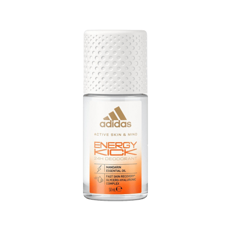 أديداس أكتيف سكين آند ميند إنيرجي كيك رول مزيل للعرق 50 مل-ADIDAS ENERGY KICK ROLL-ON 50 ML