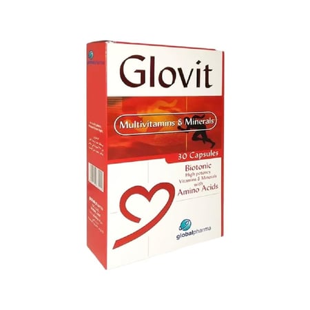 جلوفيت - متعدد الفيتامينات - كبسولات-GLOVIT MULTIV. CAP.