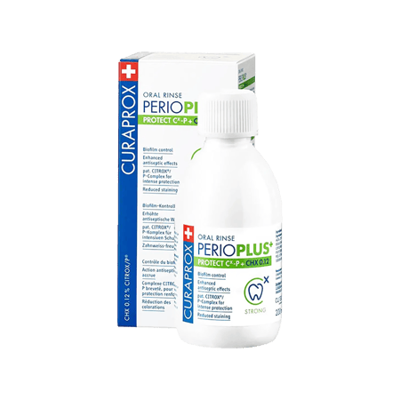 كيورابروكس بروتيكت غسول للفم 0.12  كلوروهيكسيدين-CURAPROX M/WASH PROTECT 200 ML