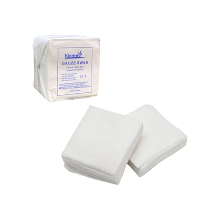 شاش مربع 7.5*7.5 سم 100 حبة-GAUZE SWABS 7.5 X 7.5 CM 100 PCS