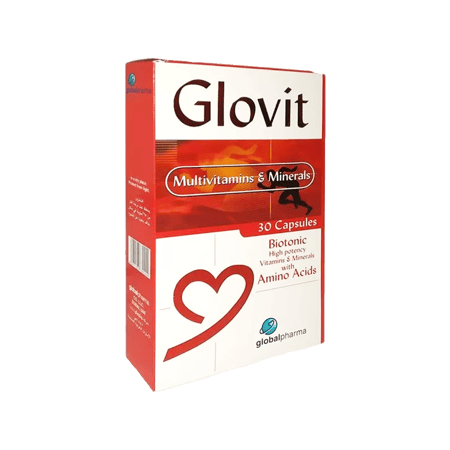 جلوفيت - متعدد الفيتامينات - كبسولات-GLOVIT MULTIV. CAP.