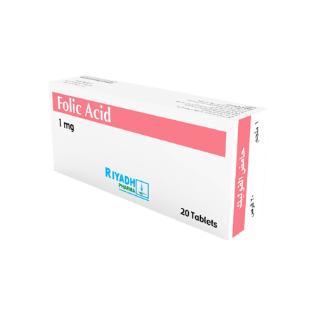 فوليك اسيد 1 مجم أقراص-FOLIC ACID 1 MG TAB