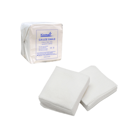 شاش مربع 7.5*7.5 سم 100 حبة-GAUZE SWABS 7.5 X 7.5 CM 100 PCS