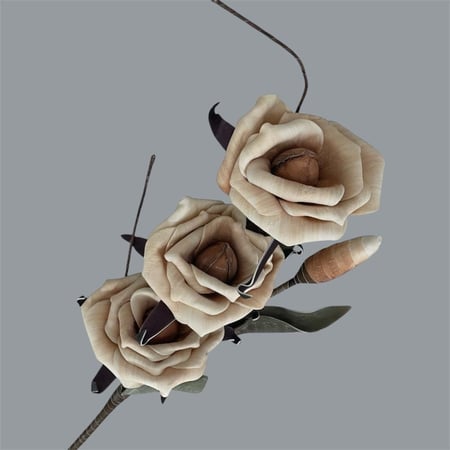 ورد ديكوري كبير للفازات الأرضية – تصميم فاخر بطول 100 سم