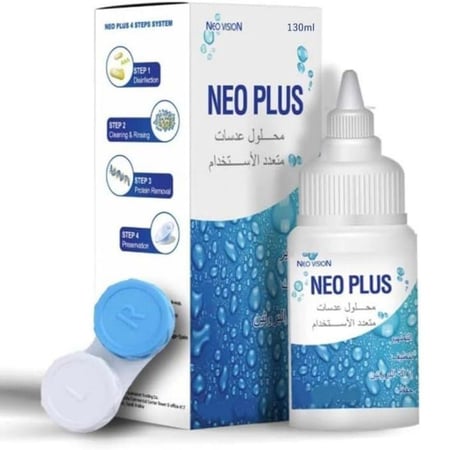 نيو بلس محلول عدسات متعدد الاستخدامات 130مل