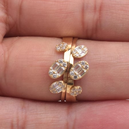 خاتم ذهب - وزن ذهب 2.00 - عيار 18