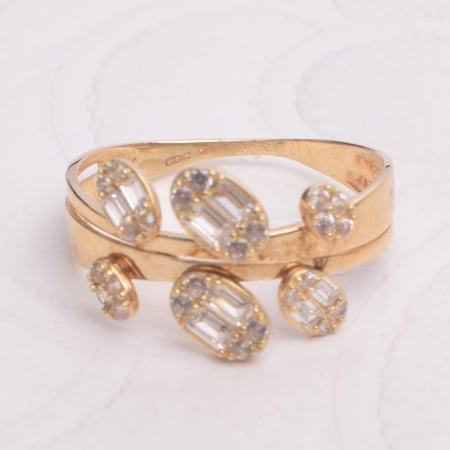 خاتم ذهب - وزن ذهب 2.00 - عيار 18