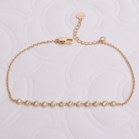 سوارة الماس-وزن الذهب 0.5-وزن الماس 0.290-عيار 18