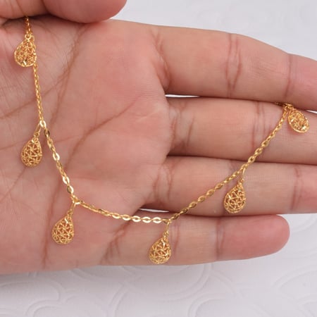 خلخال ذهب - الوزن 5.16 - عيار 21