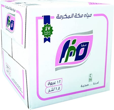 مياه صفا 12*1.5 لتر (SAFA 1.5 LTR * 12)