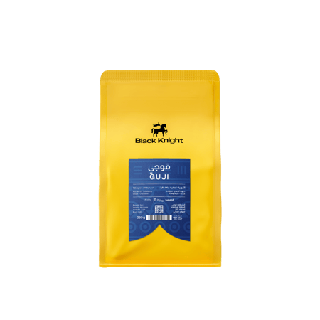 قهوة اثيوبيا قوجي من محمصة بلاك نايت وزن 250g بطابع فاكهي غني