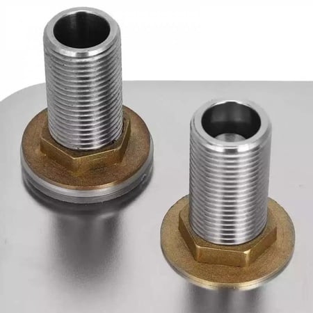 رينزر مربع صغير لغسل الاكواب واباريق التبخير مع ضخ الماء فضي