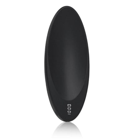 ميزان بن صغير بشاشة LED من Wooden أسود