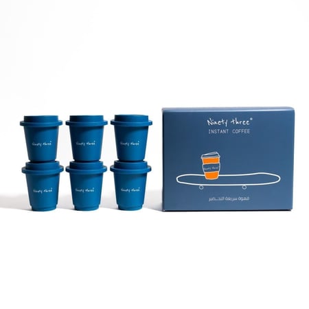 قهوة سريعة التحضير من محمصة ثلاثة وتسعين وزن 200 جرام