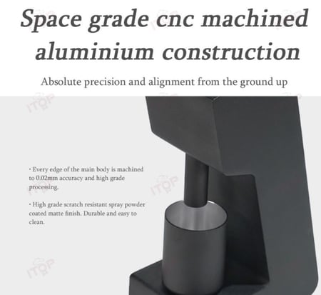 طاحونة اسبريسو احترافية Electric espresso اسود مع تعديل درجة الطحن