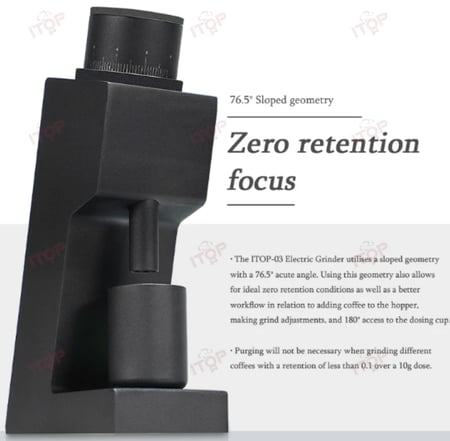 طاحونة اسبريسو احترافية Electric espresso اسود مع تعديل درجة الطحن