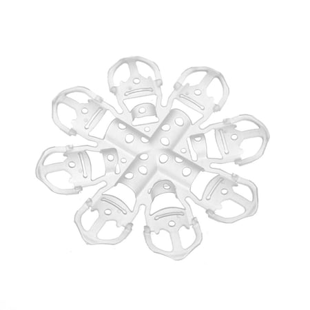 فرشاة تنظيف 58 ملم احمر من السيليكون لأداة قروب هيد الباريستا