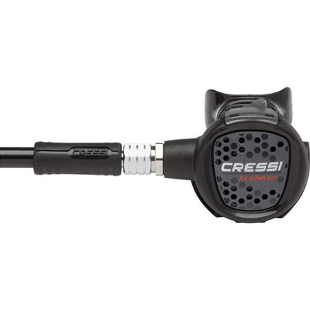 كريسي AC10V الأحمر منظم + XS الأخطبوط المدمجة Cressi Compact AC10V Red Regulator + XS Compact Octopus