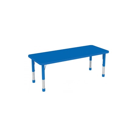 طاولة رياض أطفال 8 كراسي مستطيلة 150*60 - أزرق