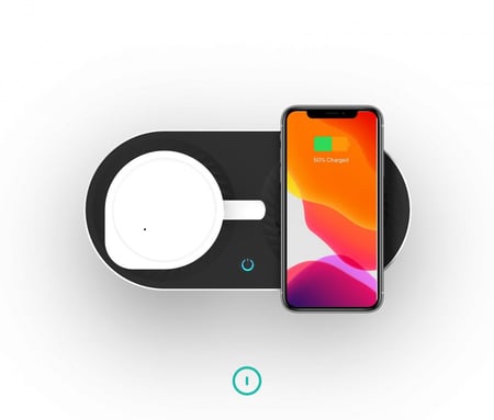 اوراين قاعدة ذكية للمكتب بكوب للتبريد والتسخين وشاحن لاسلكي