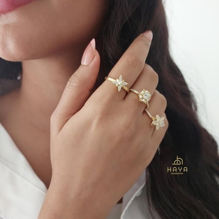 خواتم مطلية (ب ميزة الدوران)