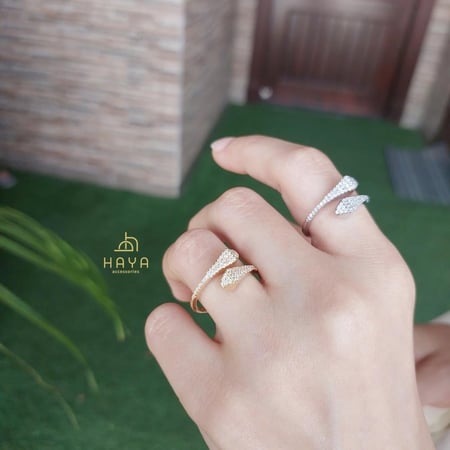 طقم مارلي بالشكل الجديد الجذاب (اسوارة + خاتم)
