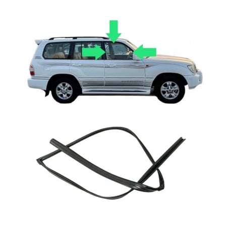جلدة مجرى الزجاج لاندكروزر 98 - 2007 امامي يمين اصلي