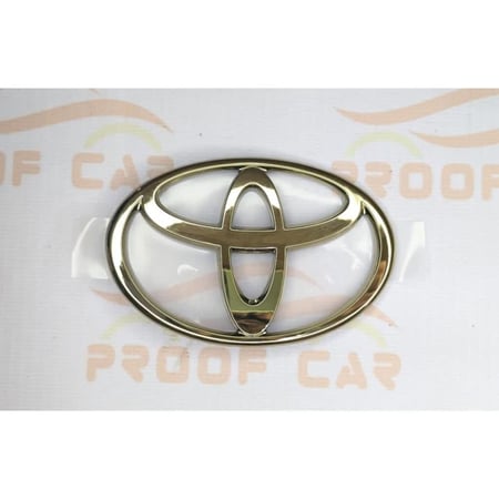 علامة تويوتا خلفية لاندكروزر 98 - 2007 اسبير علاق ذهبي اصلي