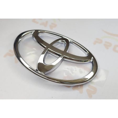 علامة تويوتا خلفية لاندكروزر 98 - 2007 اسبير علاق فضي اصلي