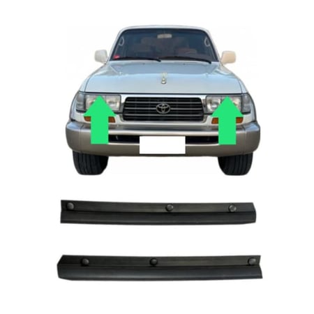 جلد طرف الكبوت لاندكروزر 90 - 97 يمين ويسار اصلي