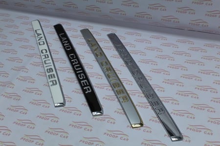 مسطرة شنطة لاندكروزر 2003 الى 2007 ذهبي ابيض كروم اسود