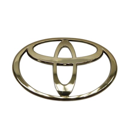 علامة تويوتا خلفية لكزس لاندكروزر 98 الى 2007 ذهبي  باب صفاق اصلي