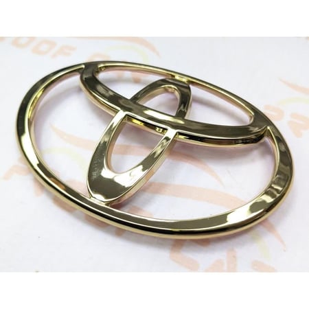 علامة تويوتا ذهبي لاندكروزر 98 - 2007 خلفية لكزس كوبي