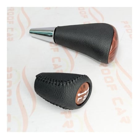 رمانة قير لاندكروزر 2003 - 2007 VXR  فكسار لكزس LX470 توماتيك خشبي غامق