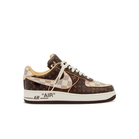 Nike Air Force 1 Low Louis Vuitton Monogram Brown Damier Azur