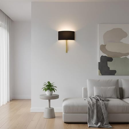 ابليك فندقي مربع ذهبي وفابريك اسود BJ012