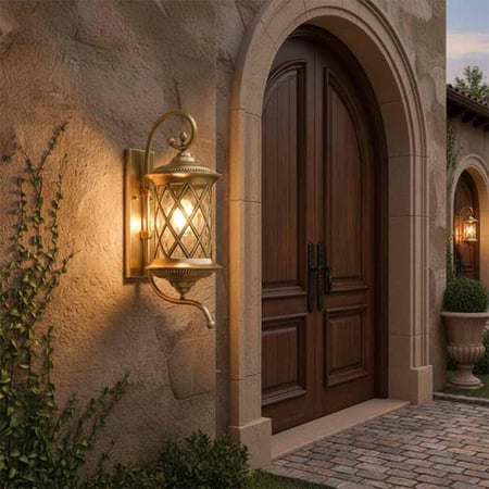 جداري زخرفة معينات نحاسي L0654