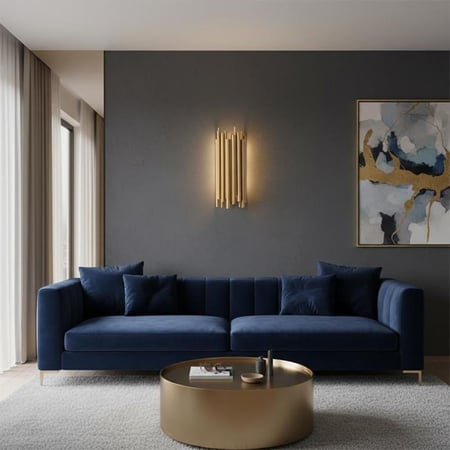 جداري موسي ذهبي مطفي- 10046W/B