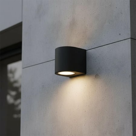 جداري خارجي داون أسود B2178