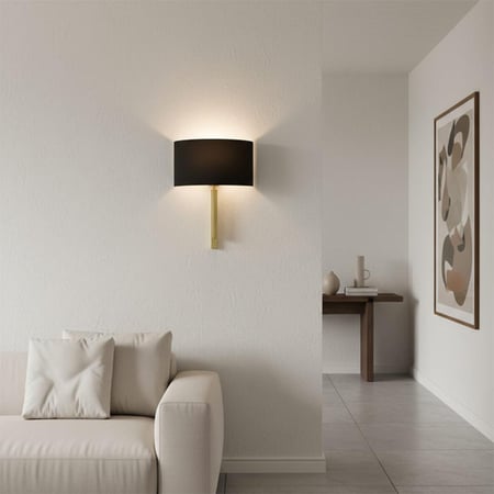 ابليك فندقي مربع ذهبي وفابريك اسود BJ012