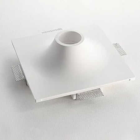 فريم سبوت جبس بارز دائري أبيض G6533 – تصميم معماري | قاعدة GU10 | من Siera