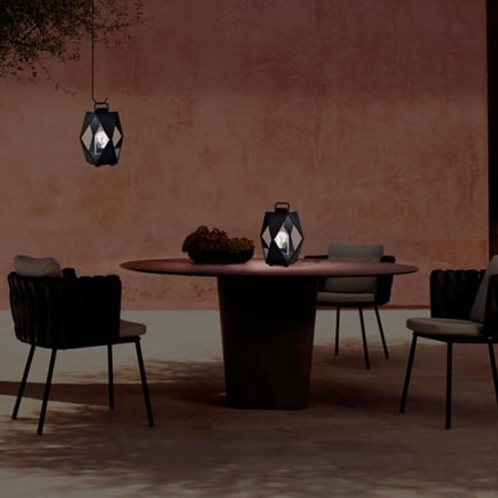 اباجورة خارجي دايموند رمادي T0860A